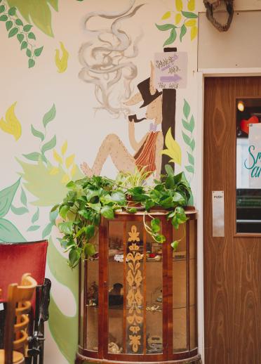 quirky decor at Porters